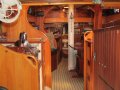 Boden Classic 50 foot Timber Yacht:Galley Facing Forward to Main Saloon