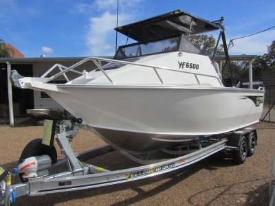 Yellowfin Plate 6500 Folding Hard Top Boat and Trailer Package Only