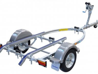 DUNBIER SPORTS 4.0m BOAT TRAILER SUITS BOATS UPTO 3.9 & 4.0M