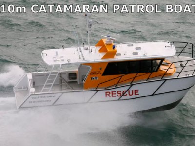 10m Alloy Cat Patrol Boat - Kitset