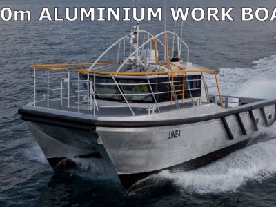 10m Aluminium Catamaran Work Boat - Kitset