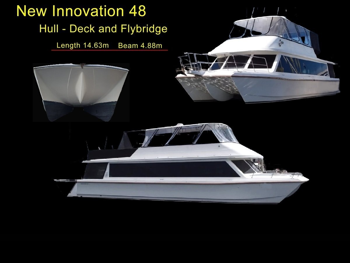 Innovation Catamaran 48 MOULDS:Finished Catamaran