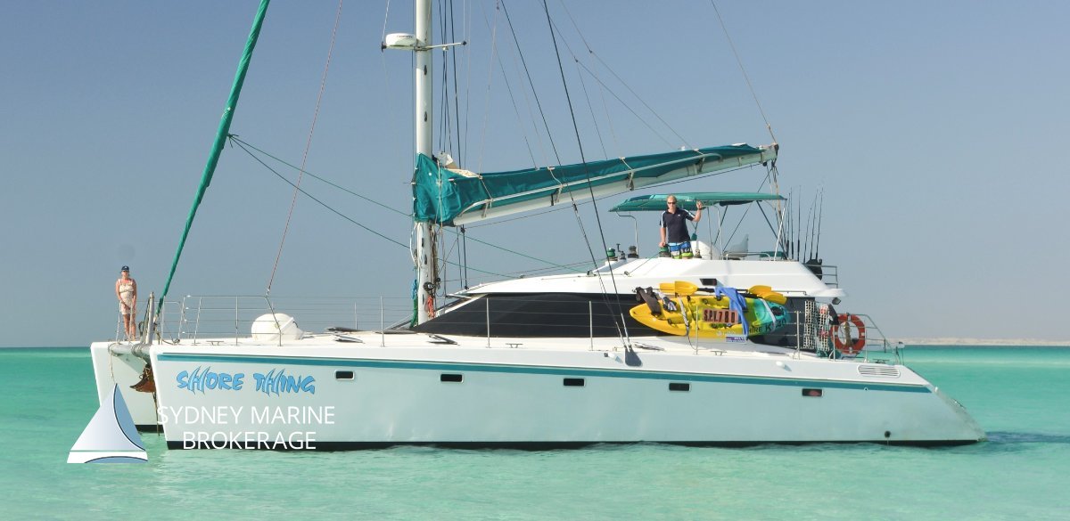 Roger Hill 51ft Cataraman incl. Ningaloo Charter Business:2 Roger Hill 51ft Catamaran For Sale with Sydney Marine Brokerage