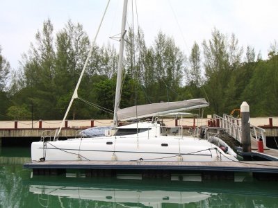 Fountaine Pajot Athena 38 Catamaran for sale in Langkawi.