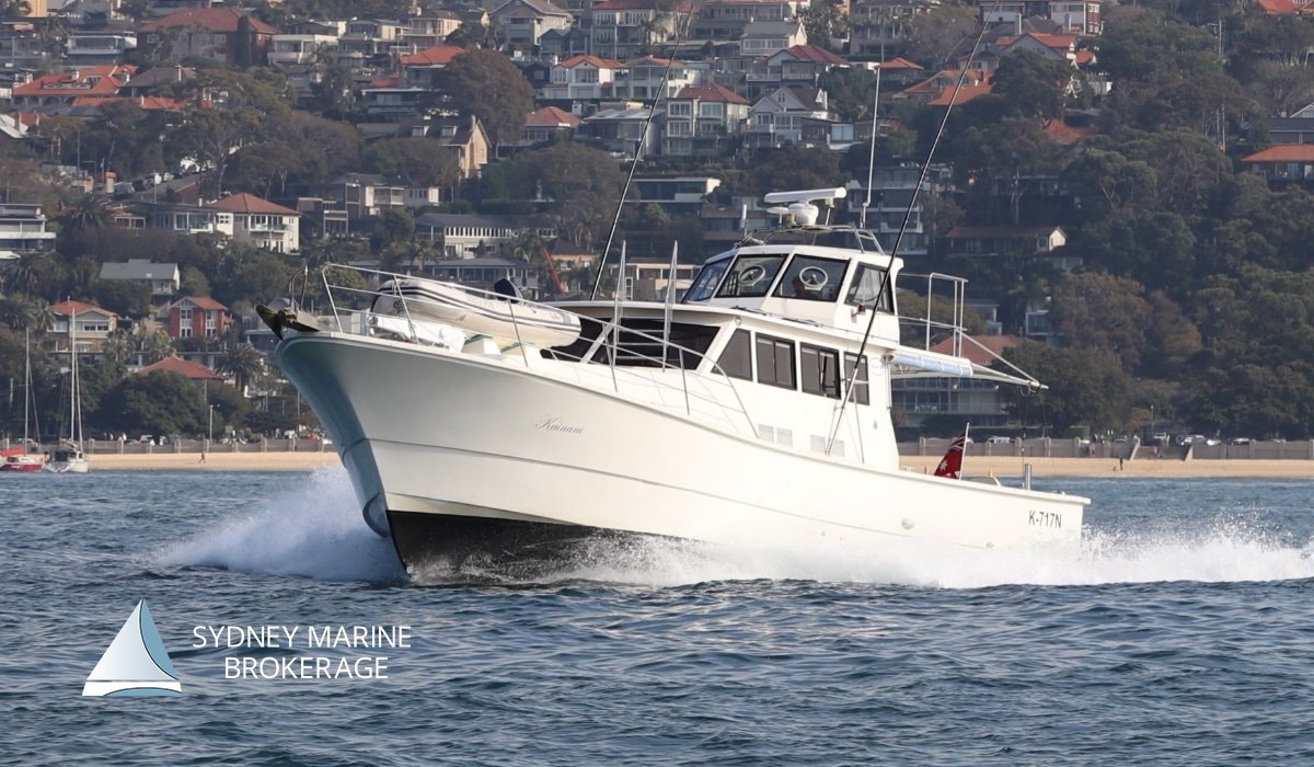 Yanmar 55F Motor Cruiser:1 Yanmar 55F Motor Cruiser For Sale with Sydney Marine Brokerage