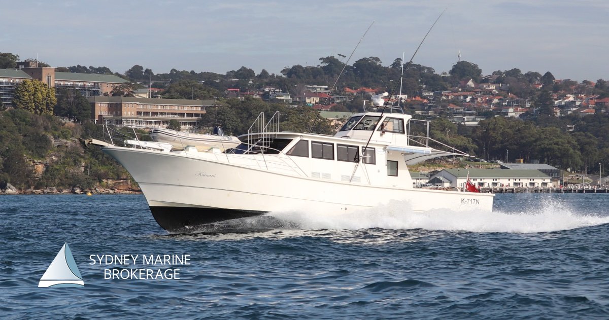 Yanmar 55F Motor Cruiser:2 Yanmar 55F Motor Cruiser For Sale with Sydney Marine Brokerage