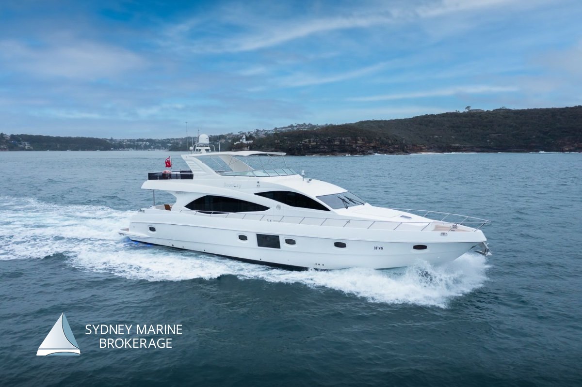 Majesty Yachts 77:1 Majesty Yachts 77 For Sale with Sydney Marine Brokerage