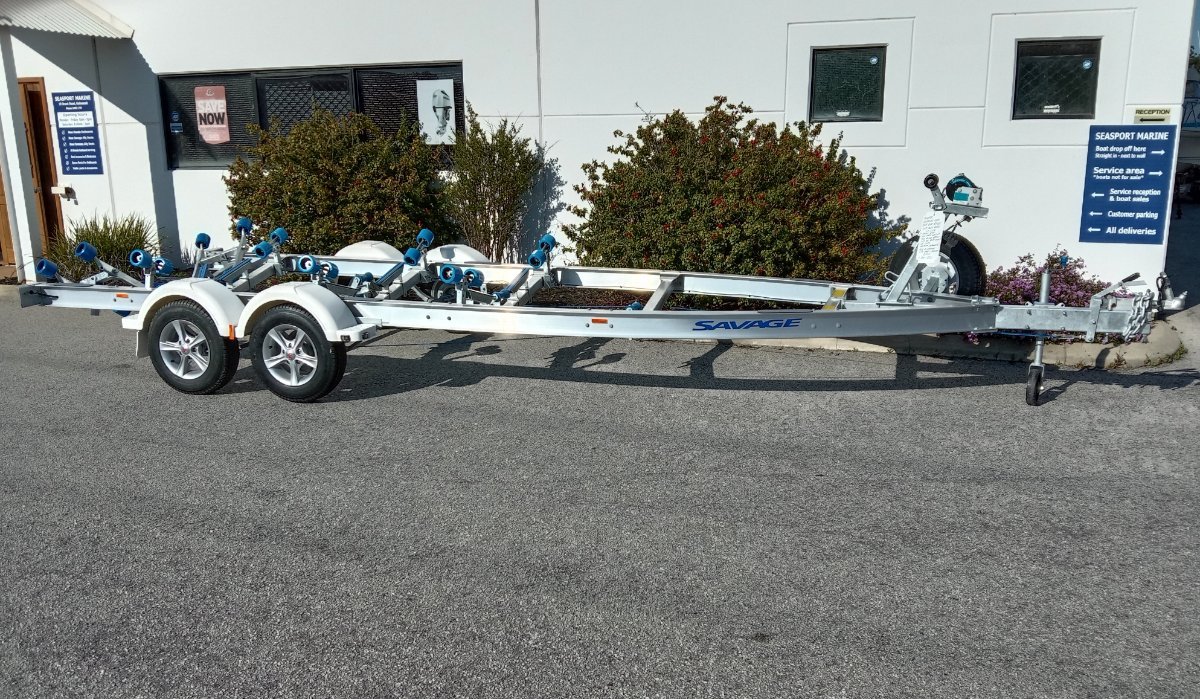 Savage Australian Made 6.0m-6.3m Alloy boat trailer