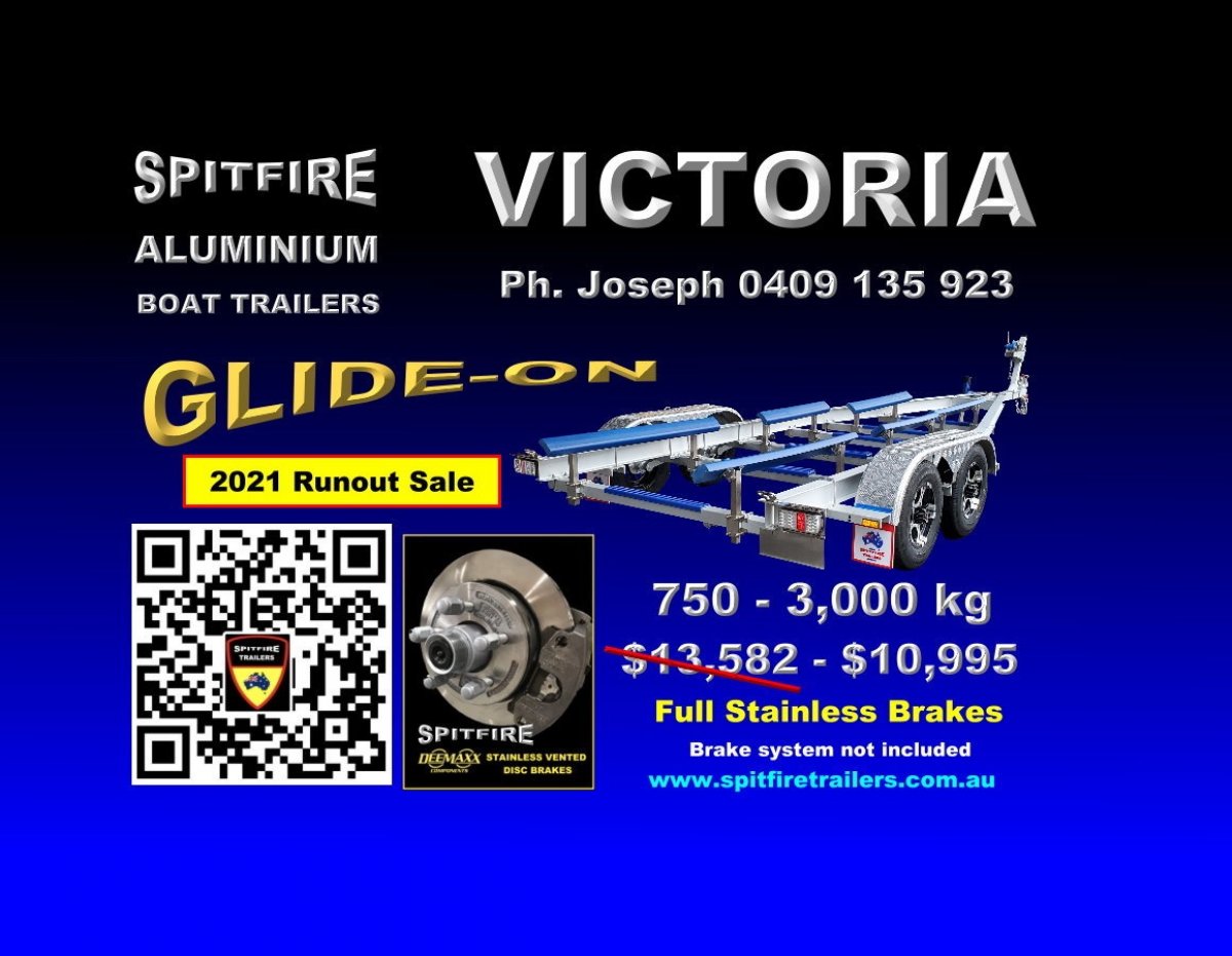 Spitfire 775-3 Ton Aluminium Boat Trailer