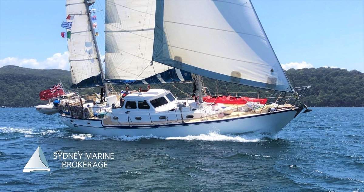 Roberts 56 Ketch:1 Roberts 56 Ketch For Sale with Sydney Marine Brokerage