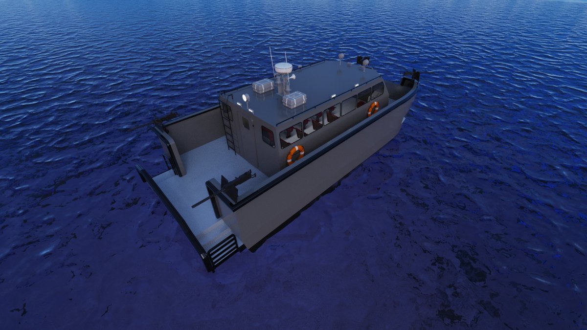 New Sabrecraft Marine GunCat Crew Change Boat