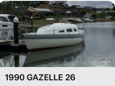 Gazelle 1990 Gazelle 26 / 30 Foot Sailing Boat and Trailer