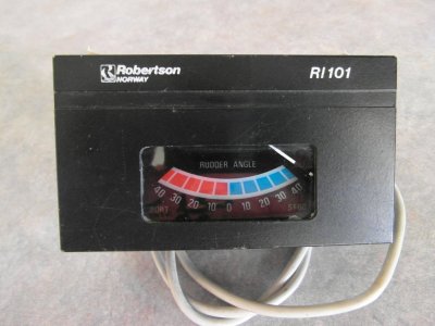 Robertson Auto pilot Rudder Angle Indicator.
