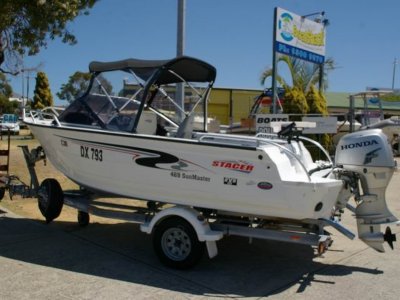 Stacer 469 Sun Master Sports 2009 model with Honda outboard