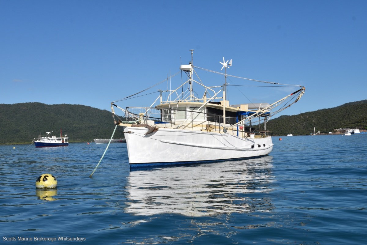 Custom 40ft Timber ex trout fishing vessel.