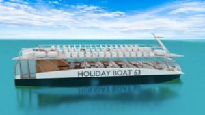 Holiday Boat Sun Deck 63 for 180 Pax
