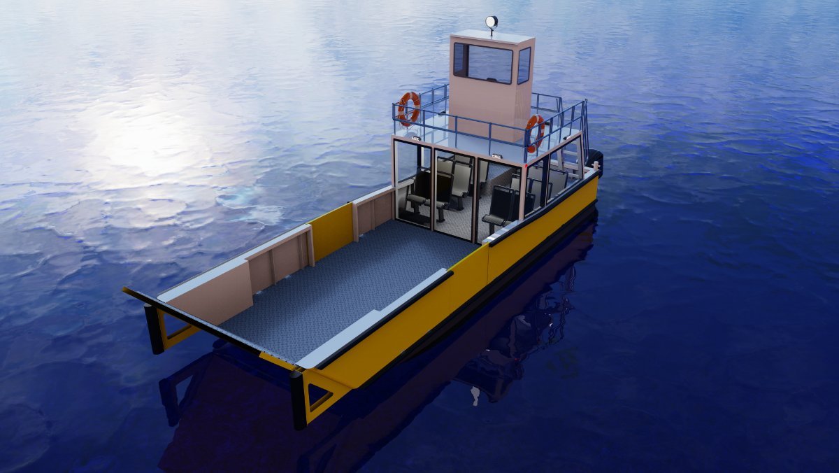 New Sabrecraft Landing Barge Aluminium