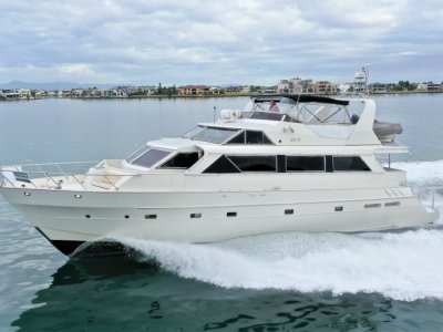 Grand Harbour 65 Flybridge Repowered with New Engines in 2020
