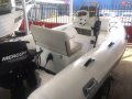 Mercury Oceanrunner 350 Hypalon Side console RIB fitted with a Mercury 20hp EFI