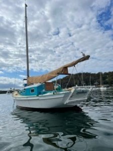 Aitkins Gaff Rig Swing keel Rare Find Classic Sailing