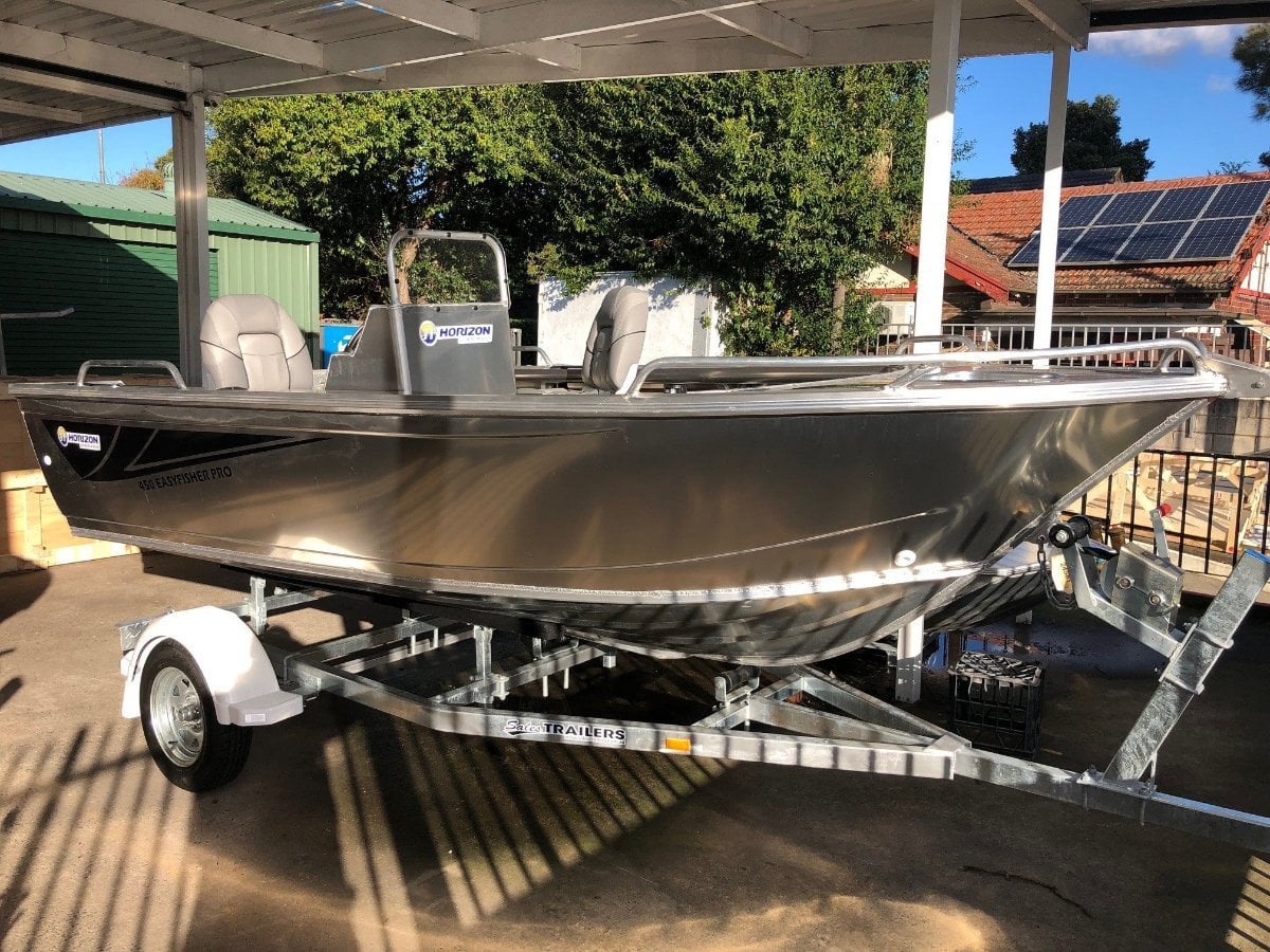New Horizon Aluminium Boats 450 Easy Fisher Sc In Stock! Power Boats