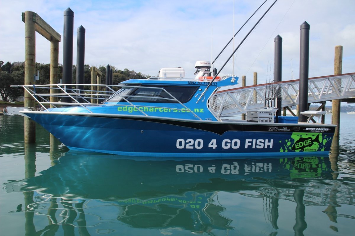 White Pointer 970 Pro Sportsman - boat only. NZ Charter business POA