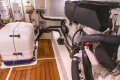 Palm Beach Motor Yachts 55 Express with Bow rider:Engine room stb engine