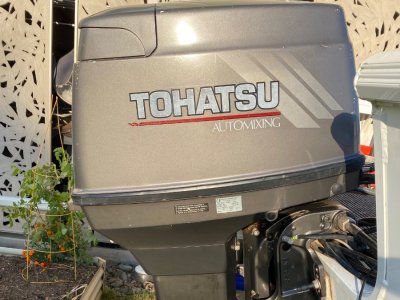 Outboard motor 50hp Tohatsu 2-stroke 2005 long shaft