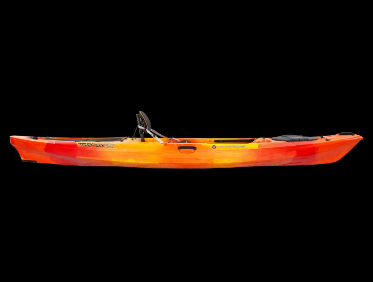 Brand new Wilderness Systems Tarpon 120 Sit on top touring kayak.