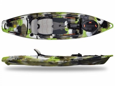 Brand new Feel Free Lure 11.5 V2 fishing kayak with rudder