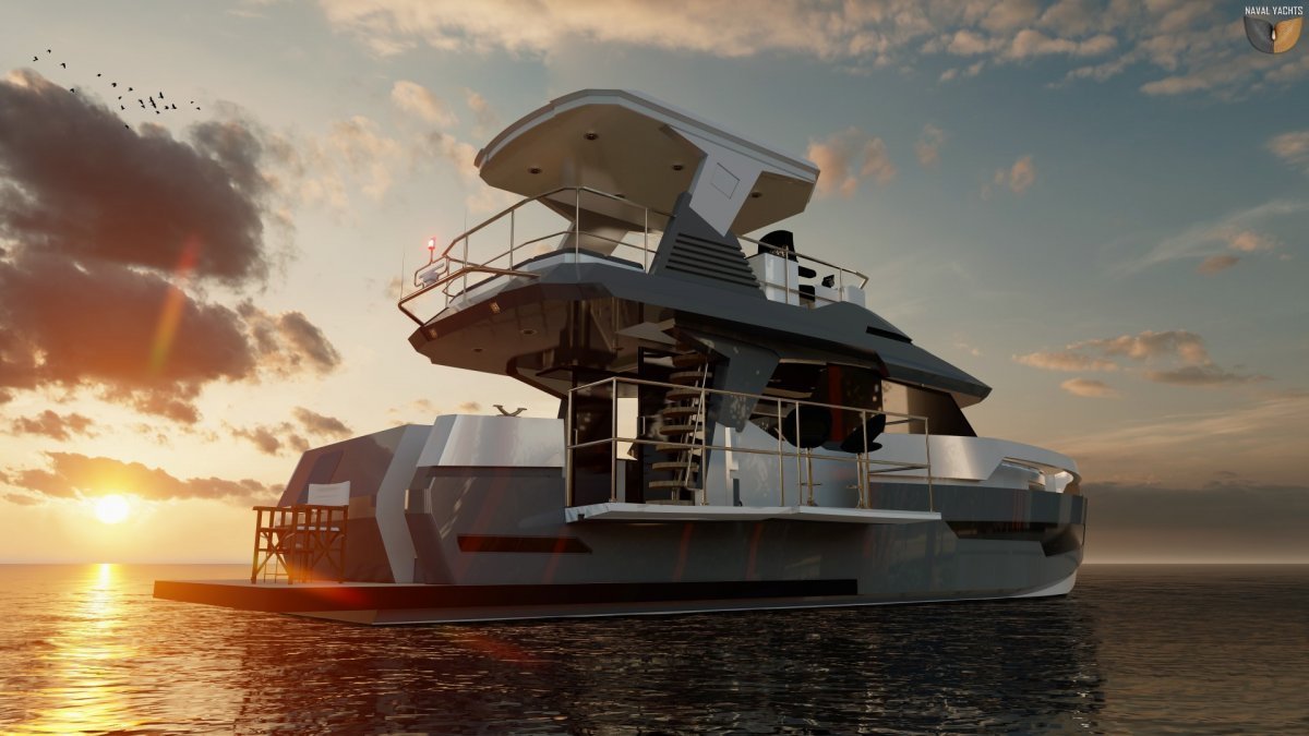 Aluminium Hybrid Trawler Yacht GN60
