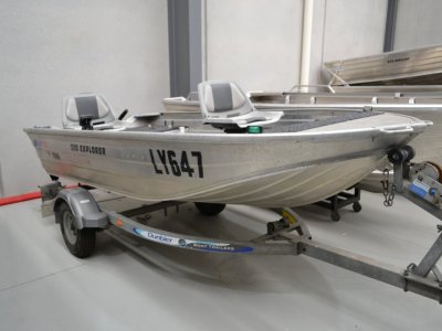 Quintrex 350 Explorer Powered by 15HP Yamaha on Trailer