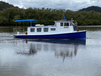 MV Pelican and Private Hawkesbury River mooring