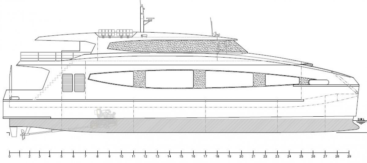 35m Coastal Ropax Ferry - Kitset