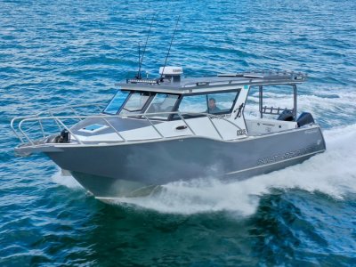 Genesis 950XL Full Hardtop Cuddy Cabin in 2C Survey - inc. Road trailer