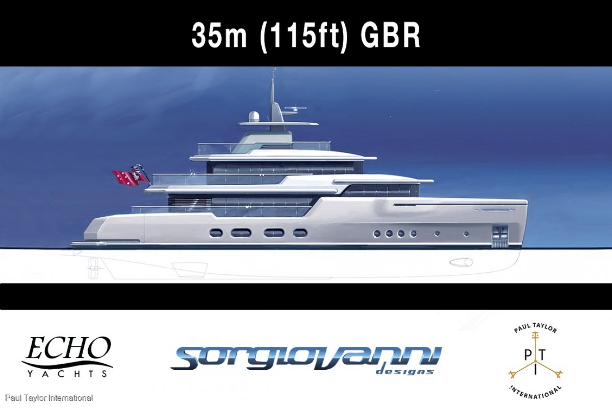 New Echo Yachts 35m - GBR