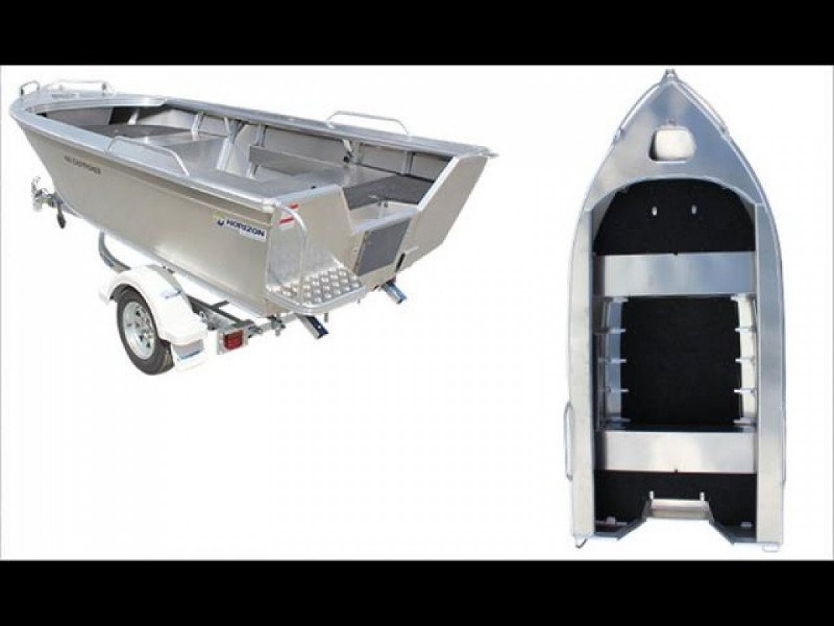 New Horizon Aluminium Boats 465 Easy Fisher Open Tiller