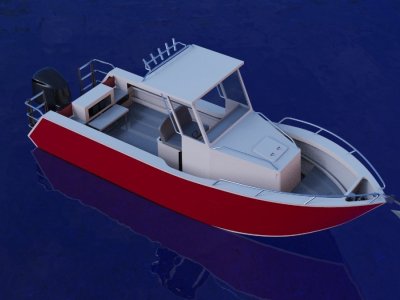 Sabrecraft Marine Walkaround Cabin Hard Top 7.4 metre Boat and Motor!
