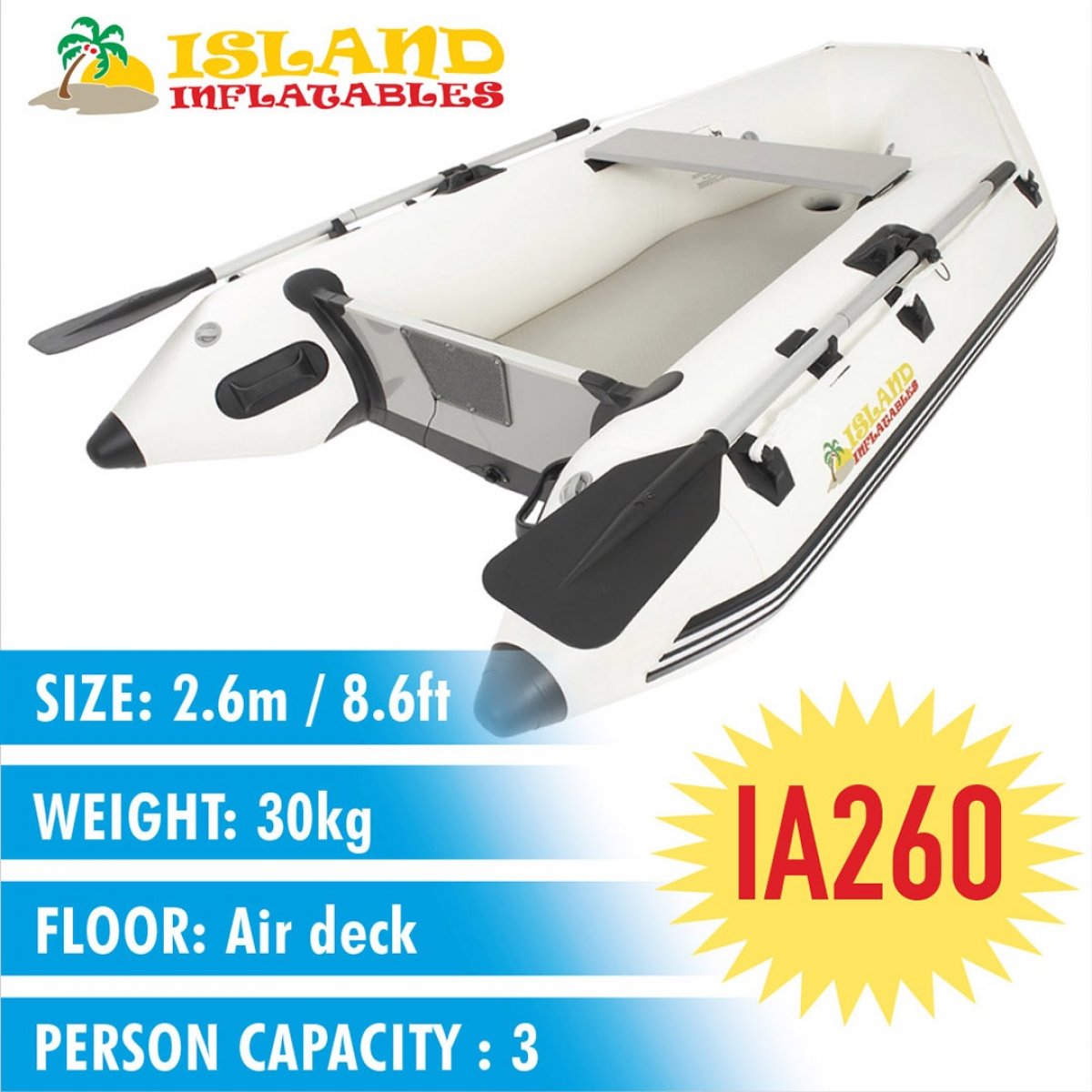 New Island Inflatables Island Airdeck 260
