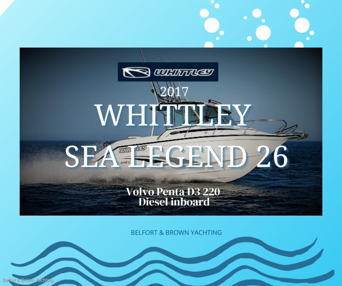 Whittley Sea Legend 26 Hardtop Power Boats Boats Online for Sale