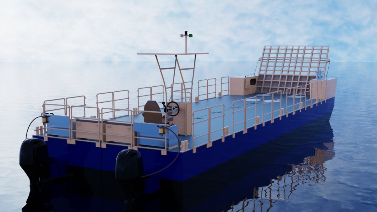 Sabrecraft Marine Spmb15.00x4.40 Metre Self Propelled Modular Barge