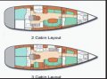 Beneteau 411 Oceanis Clipper 3 cabin
