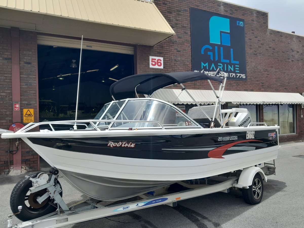 Quintrex 570 Coast Runner 2012 Low Hours With 150hp Honda