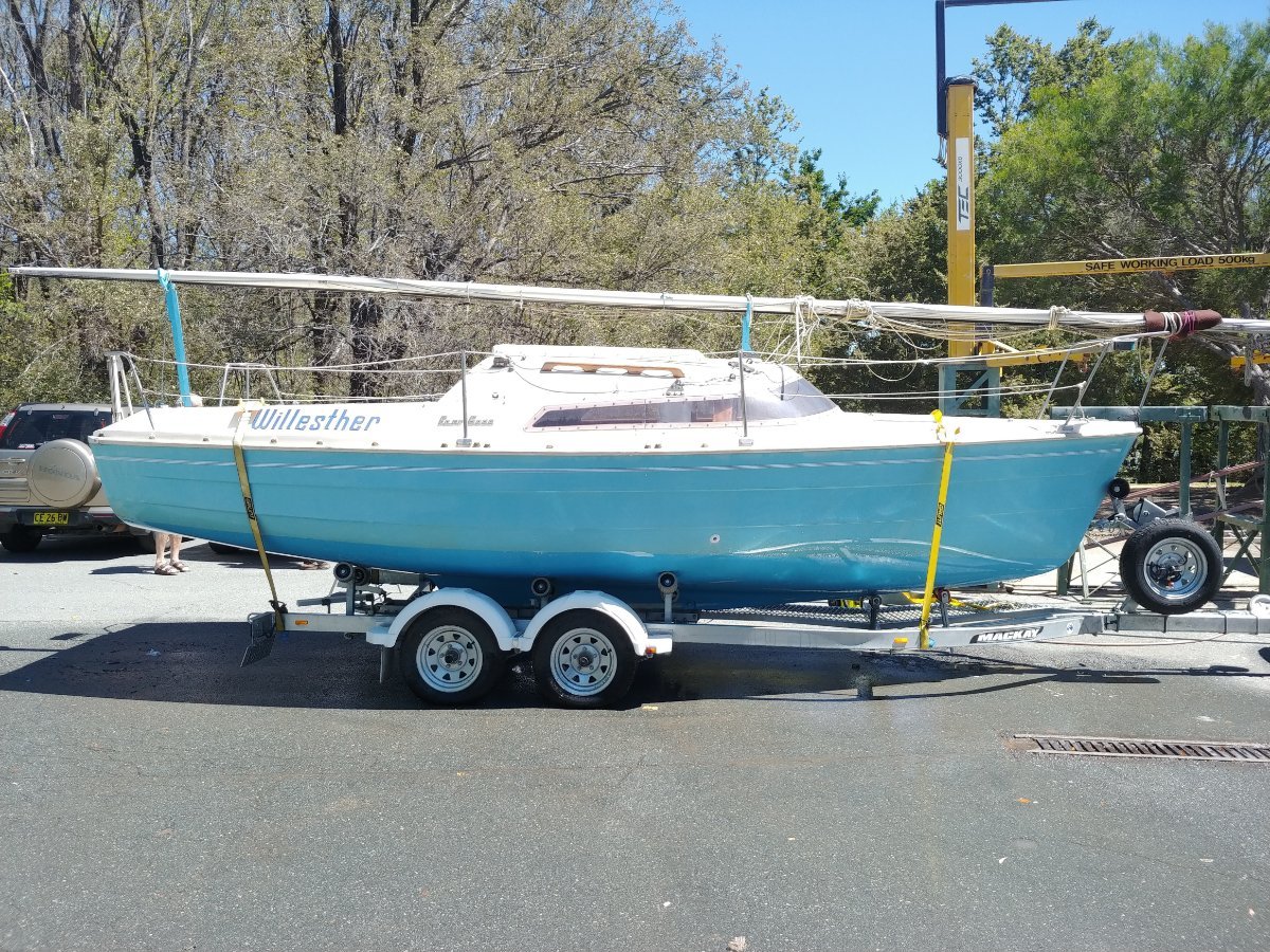 Used Farr 6000 Trailer Sailer With Mackay Dual Axle Trailer For Sale