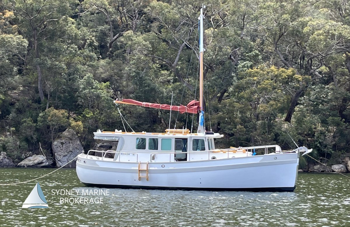 Classic Style Timber Motor Sailer - BRAND NEW 2022:3 Sydney Marine Brokerage Classic Style Timber Motor Sailer For Sale