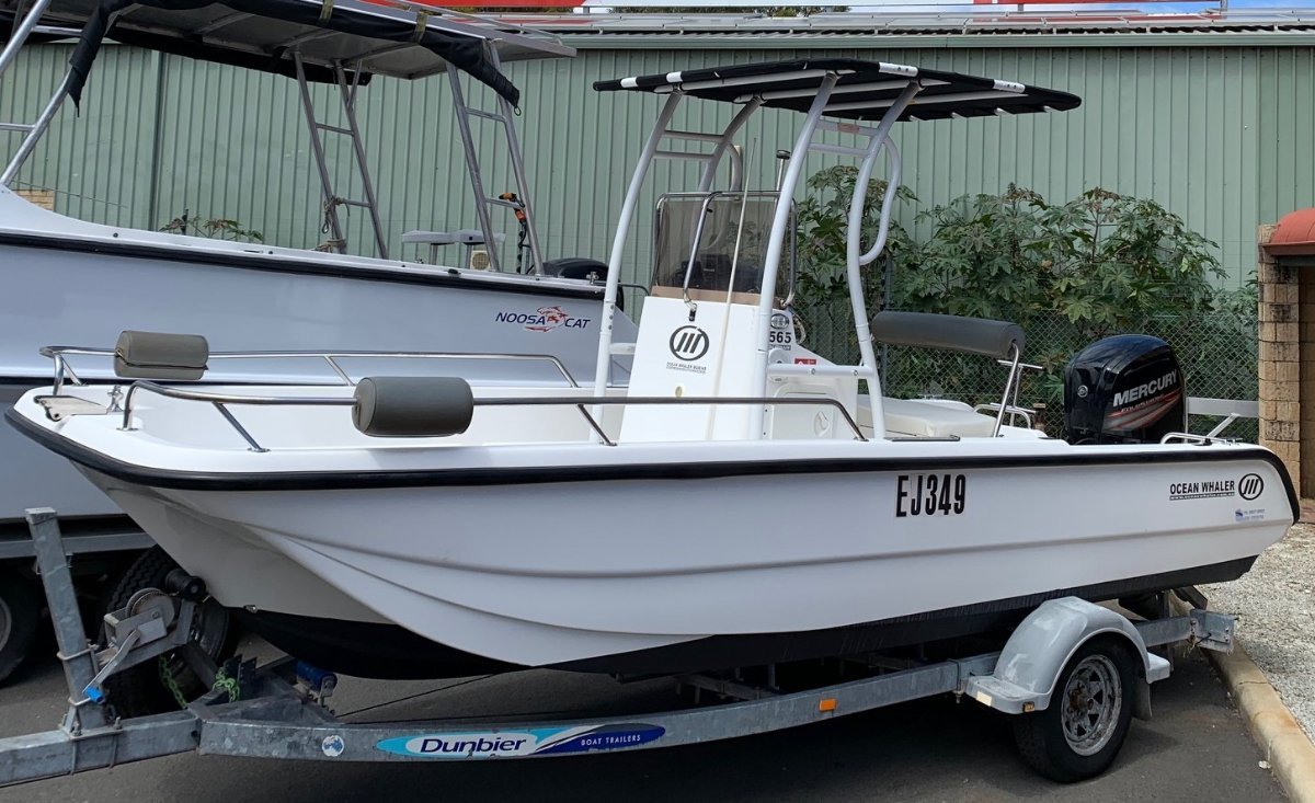 Ocean Whaler 565 Tri Hull Centre Console - Very Low Hours