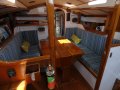Sparkman & Stephens S&S39 Built by Prestige Yachts, Bayswater WA:Table Extended