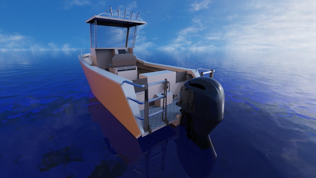 New Sabrecraft Marine Walkaround Cabin 6.80 Metre Hard Top boat and motor package