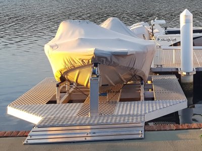 Floating Boat Dry Dock for a Boat to 6m - Heavy Duty Marine Alloy
