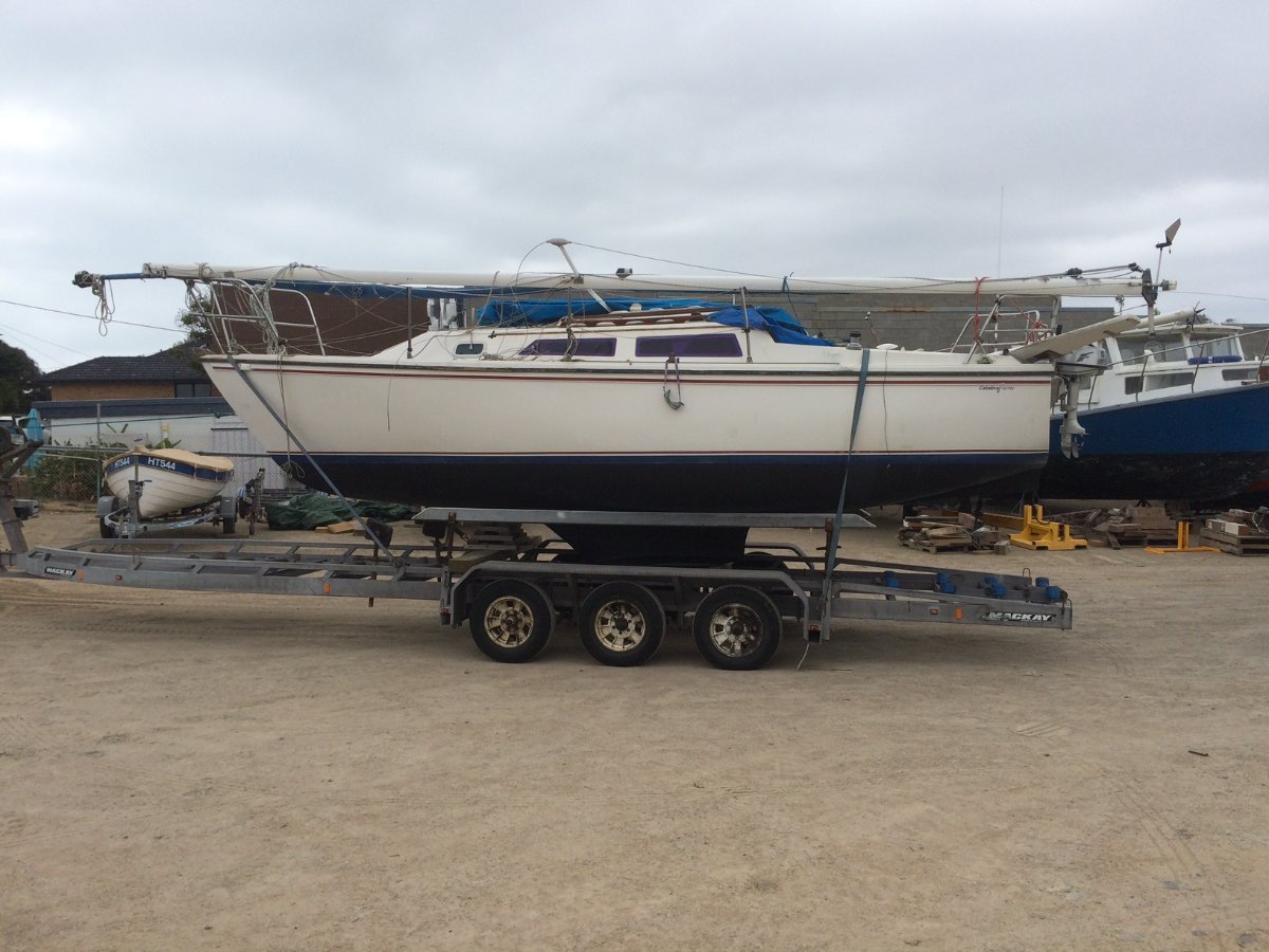 Catalina 25 Rare WING Keel trailable:Actual boat
